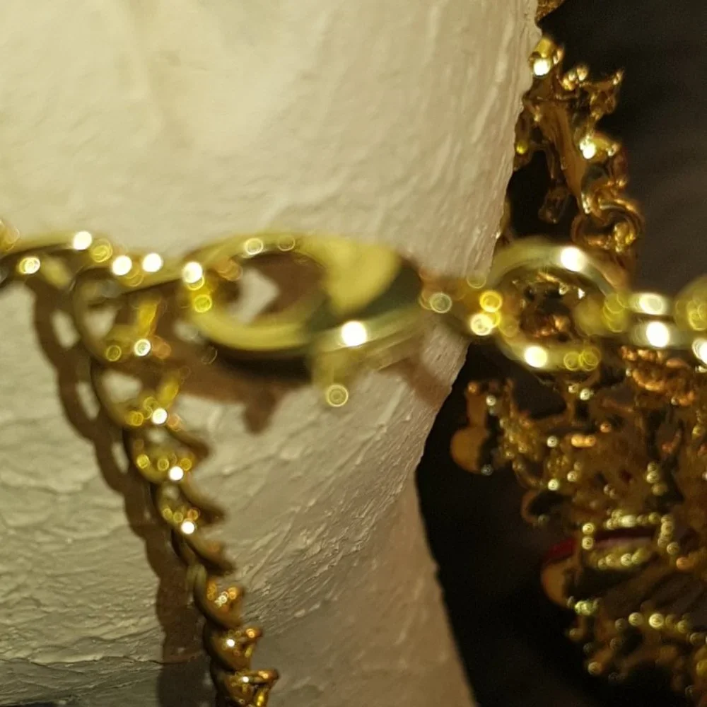 Eye Candy LA Neck Lace and Earrings. Multicolour Stone & Floral . Brand New - Picture 6 of 8